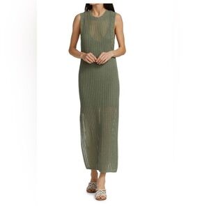 RAG & BONE Riley Crochet Midi Dress large